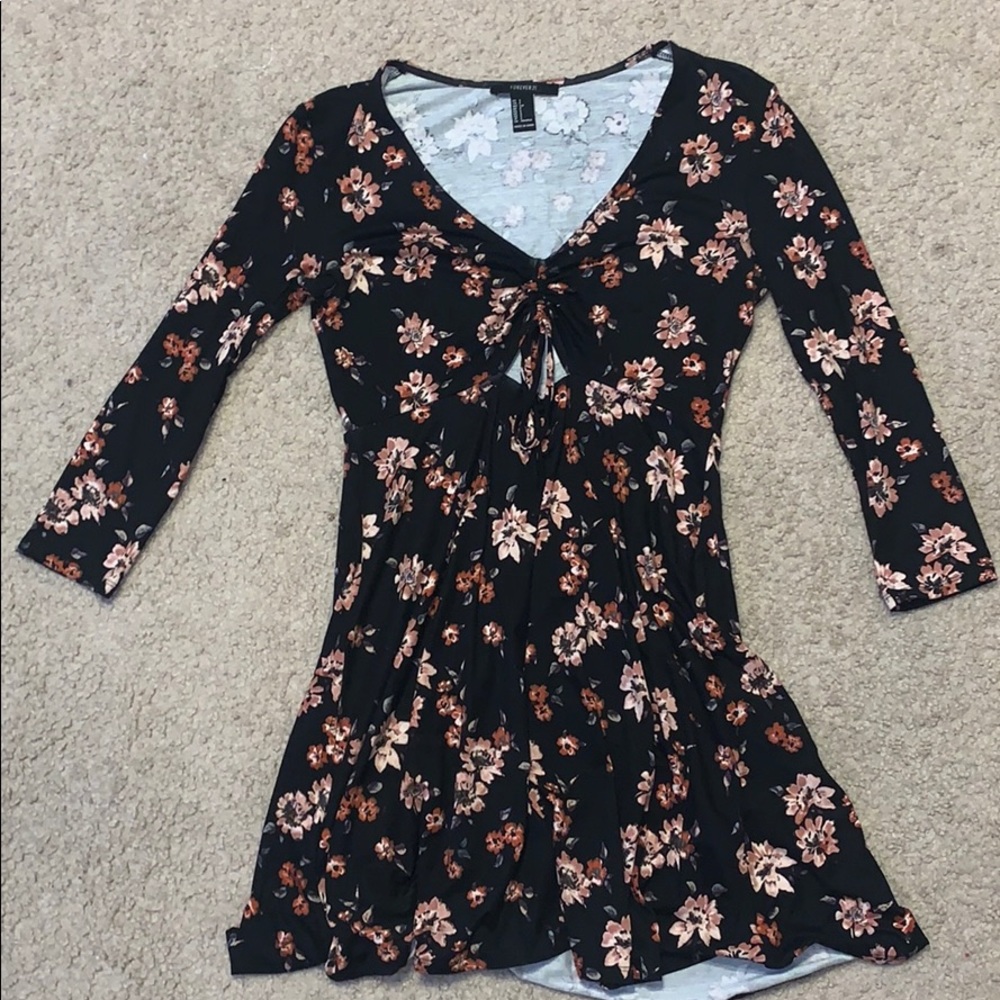 Floral forever 21 dress